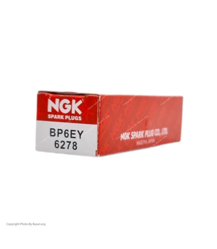 شمع خودرو تک پلاتین پایه کوتاه ان جی کی NGK مدل BP6EY 6278