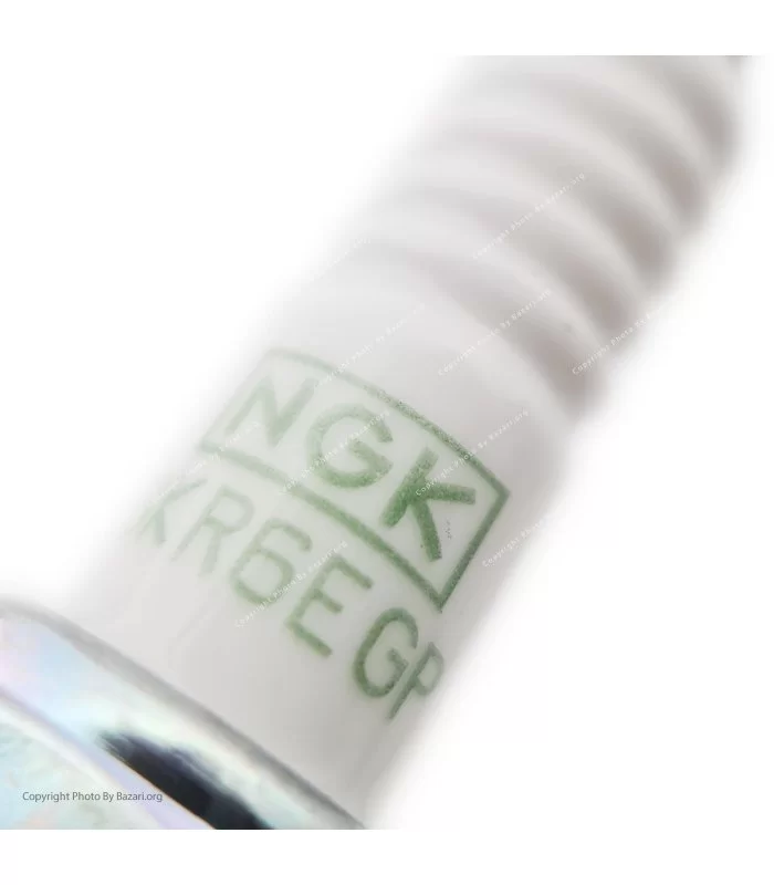 شمع خودرو سوزنی تک پلاتین پایه کوتاه ان جی کی NGK مدل BKR6EGP-7092