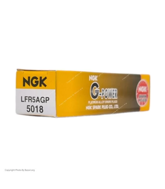 شمع خودرو سوزنی تک پلاتین پایه بلند ان جی کی NGK مدل LFR5AGP 5018