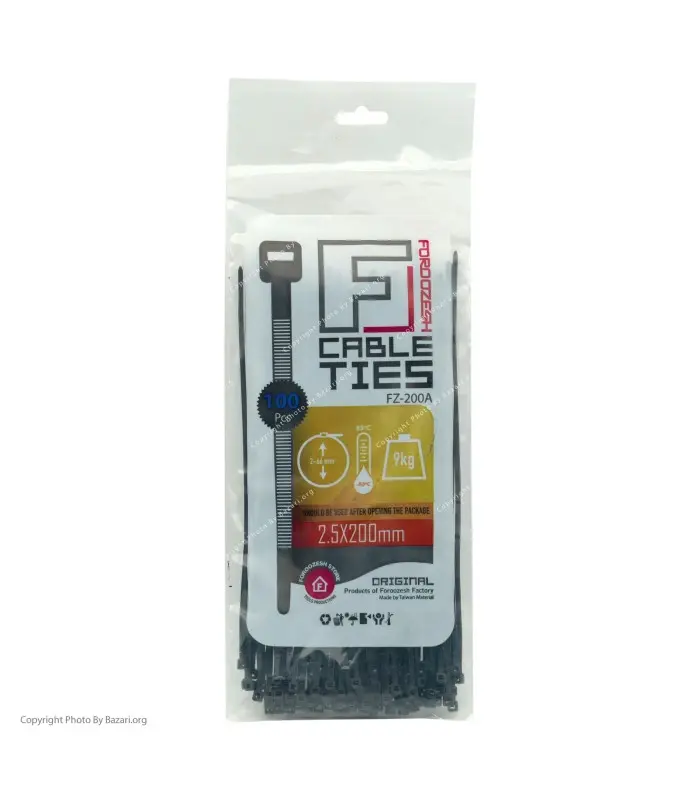 بست کمربندی 20 سانتی متر عرض 3.6 فروزش (foroozesh)