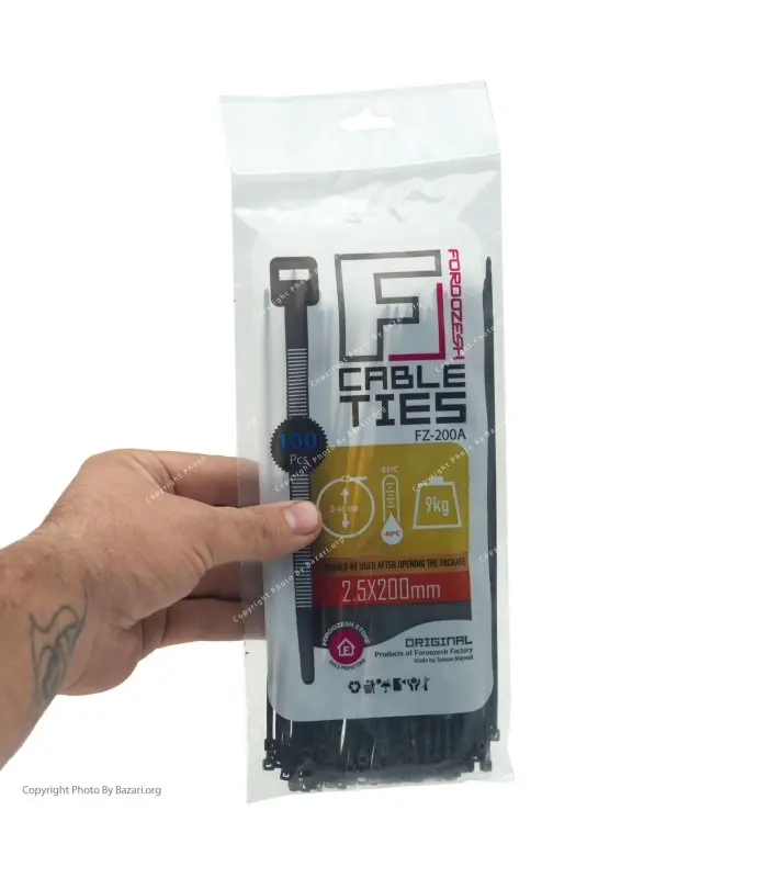 بست کمربندی 20 سانتی متر عرض 3.6 فروزش (foroozesh)