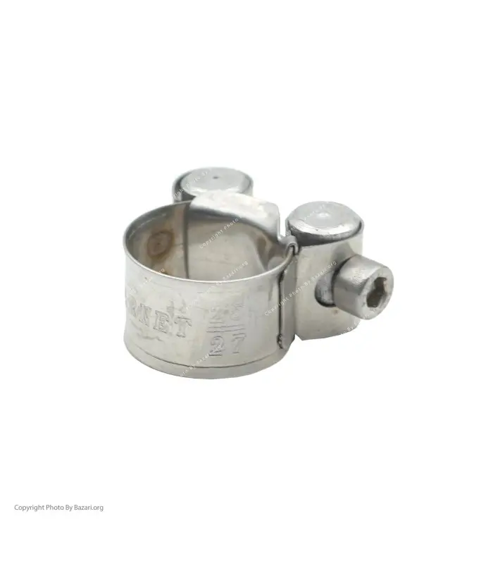 بست استیل آچاری فشار قوی سایز 27-25 کارنت (Carnet)