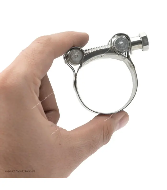 بست استیل آچاری فشار قوی سایز 43-40 کارنت (Carnet)