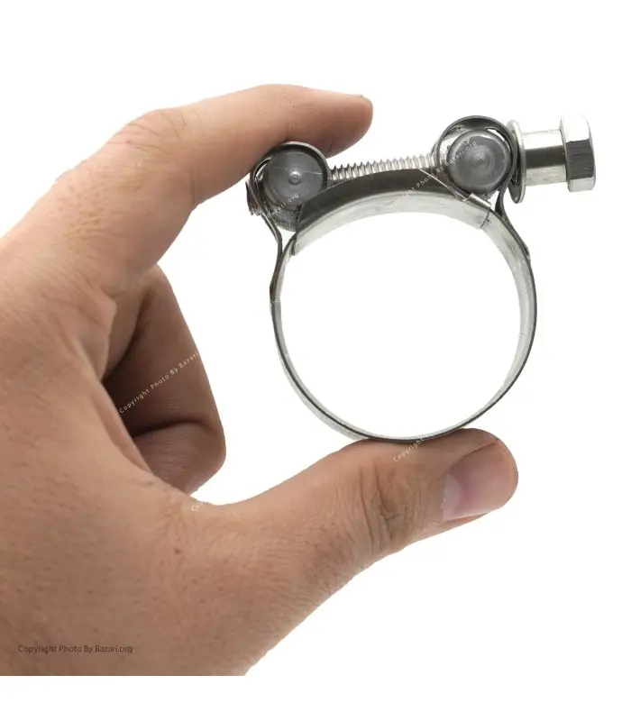 بست استیل آچاری فشار قوی سایز 46-44 کارنت (Carnet)