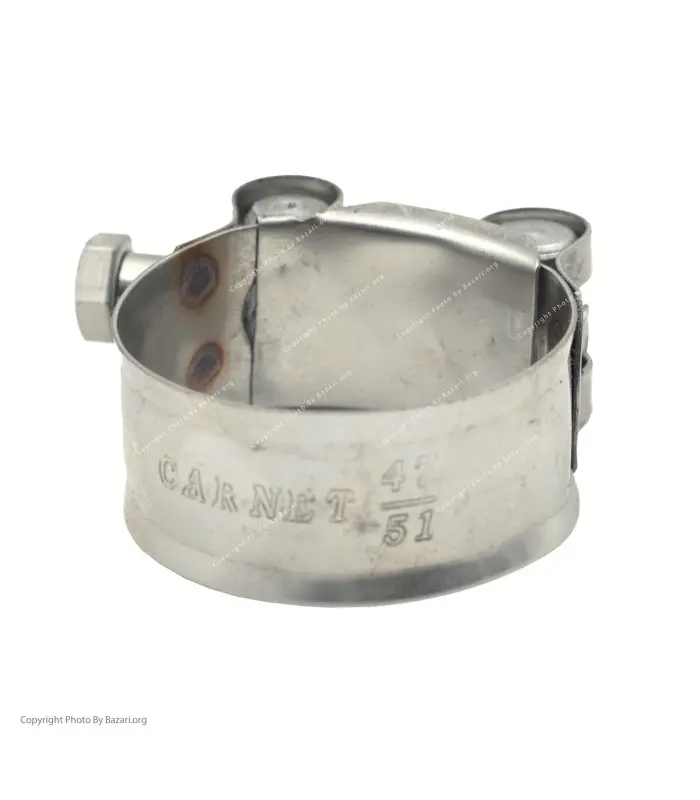 بست استیل آچاری فشار قوی سایز 51-47 کارنت (Carnet)