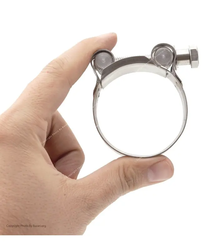 بست استیل آچاری فشار قوی سایز 55-52 کارنت (Carnet)