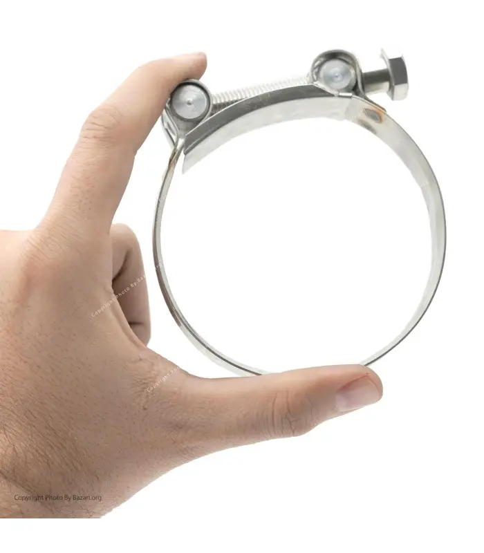 بست استیل آچاری فشار قوی سایز 95-85 کارنت (Carnet)