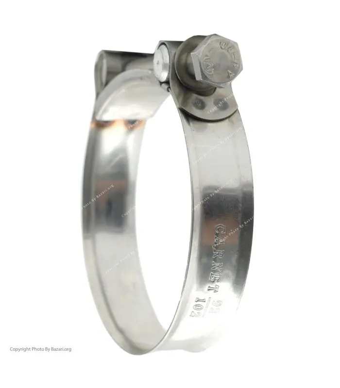 بست استیل آچاری فشار قوی سایز 102-92 کارنت (Carnet)