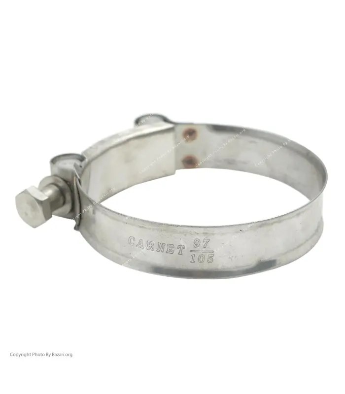 بست استیل آچاری فشار قوی سایز 105-97 کارنت (Carnet)