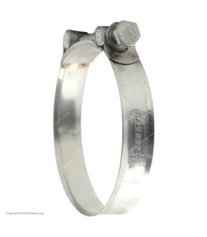 بست استیل آچاری فشار قوی سایز 125-118 کارنت (Carnet)