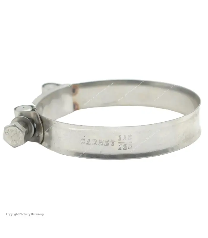 بست استیل آچاری فشار قوی سایز 125-118 کارنت (Carnet)
