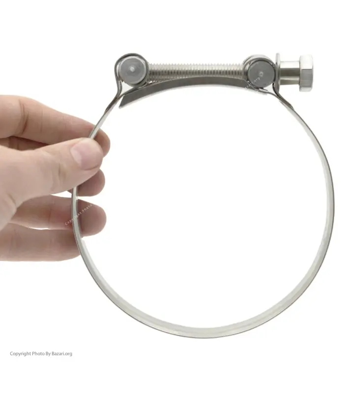 بست استیل آچاری فشار قوی سایز 125-118 کارنت (Carnet)