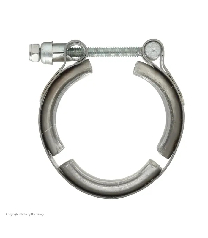 بست استیل شیاردار فشار قوی سایز 60 کلمپر (Clamper)