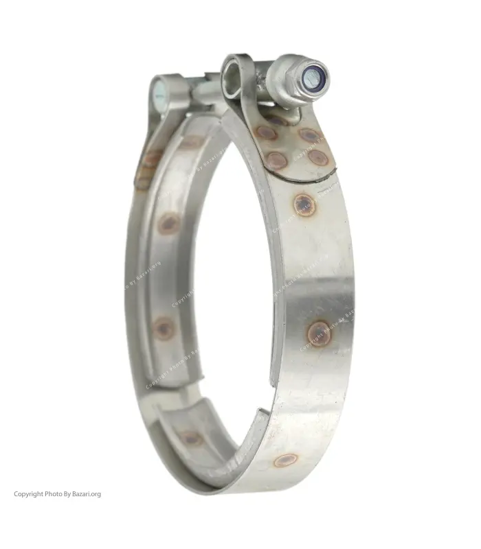 بست استیل شیاردار فشار قوی سایز 89 کلمپر (Clamper)