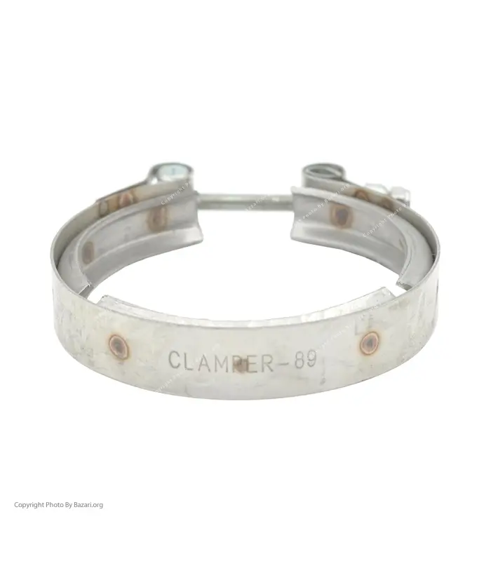 بست استیل شیاردار فشار قوی سایز 89 کلمپر (Clamper)