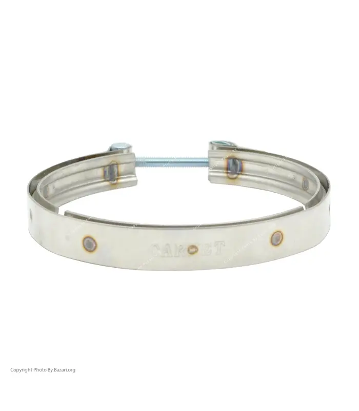 بست استیل شیاردار فشار قوی سایز 130 کلمپر (Clamper)