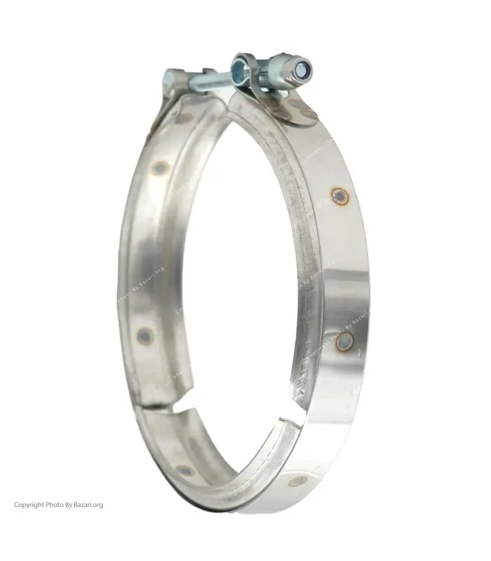 بست استیل شیاردار فشار قوی سایز 142 کلمپر (Clamper)