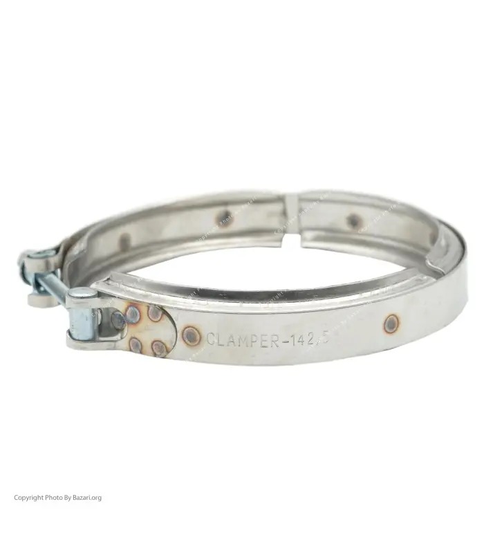 بست استیل شیاردار فشار قوی سایز 142 کلمپر (Clamper)