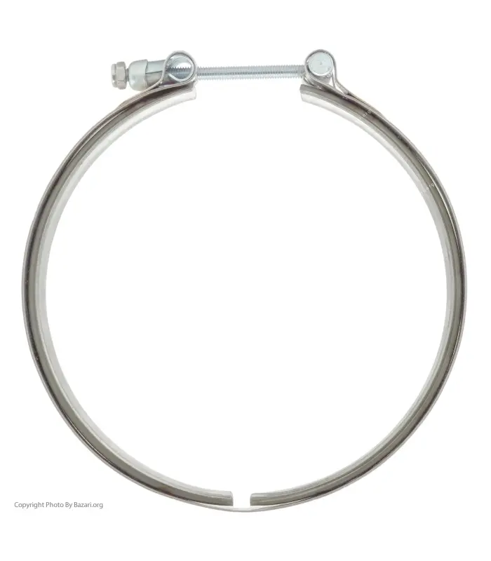 بست استیل شیاردار فشار قوی سایز 155 کلمپر (Clamper)