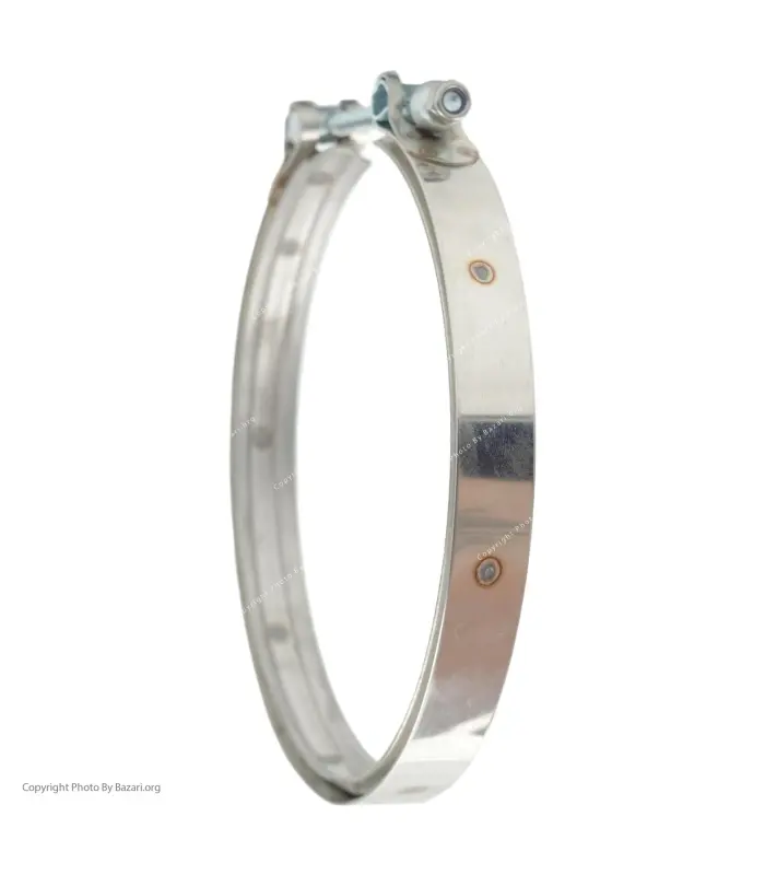 بست استیل شیاردار فشار قوی سایز 155 کلمپر (Clamper)