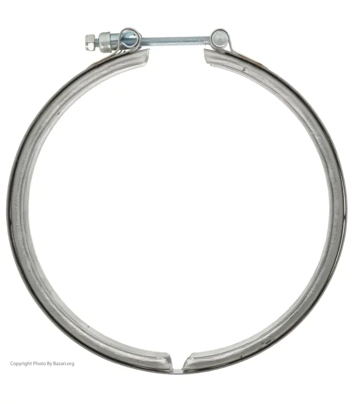 بست استیل شیاردار فشار قوی سایز 190 کلمپر (Clamper)