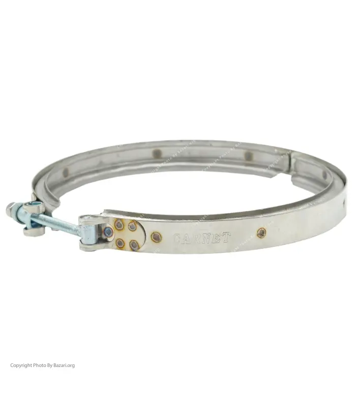 بست استیل شیاردار فشار قوی سایز 190 کلمپر (Clamper)