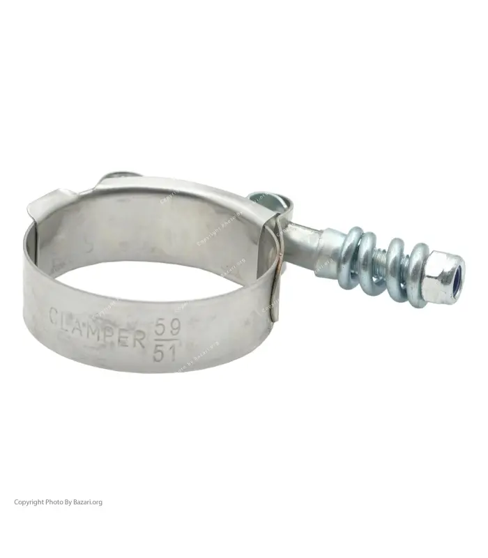 بست استیل فنردار فشار قوی سایز 59-51 کارنت (Carnet)