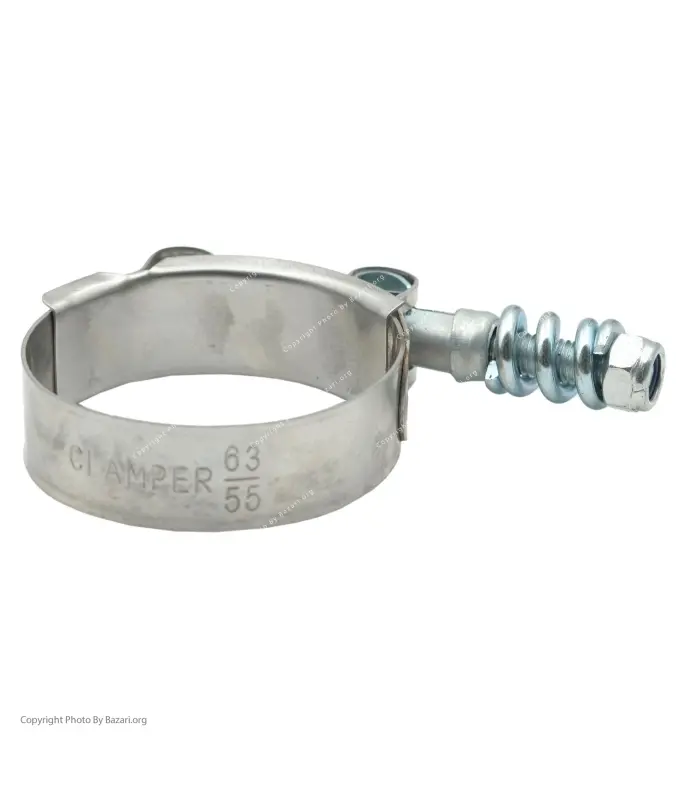 بست استیل فنردار فشار قوی سایز 63-55 کارنت (Carnet)