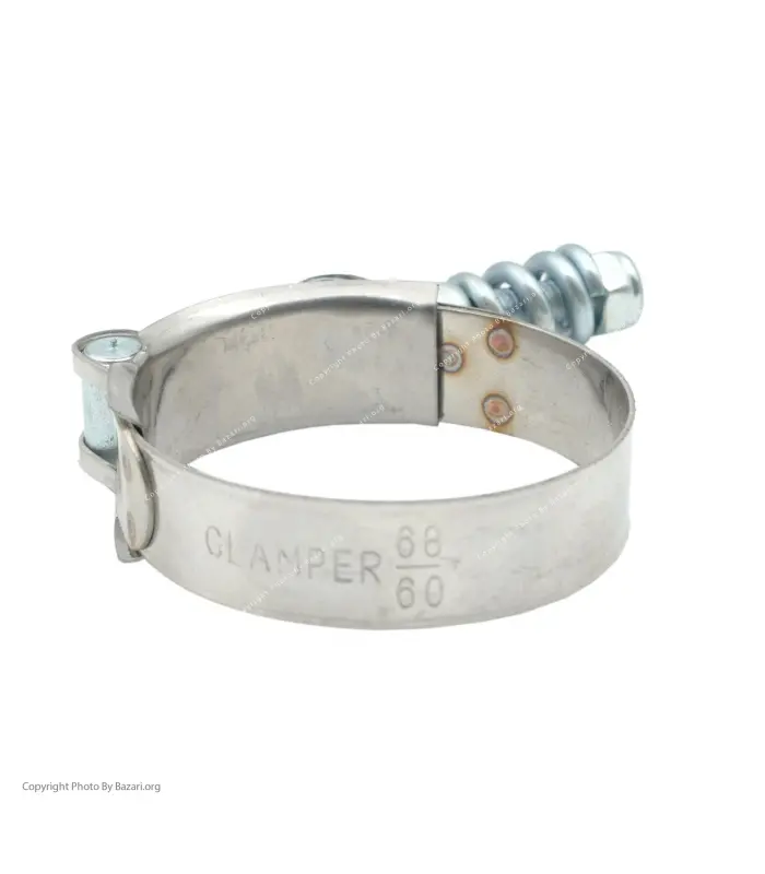 بست استیل فنردار فشار قوی سایز 68-60 کارنت (Carnet)