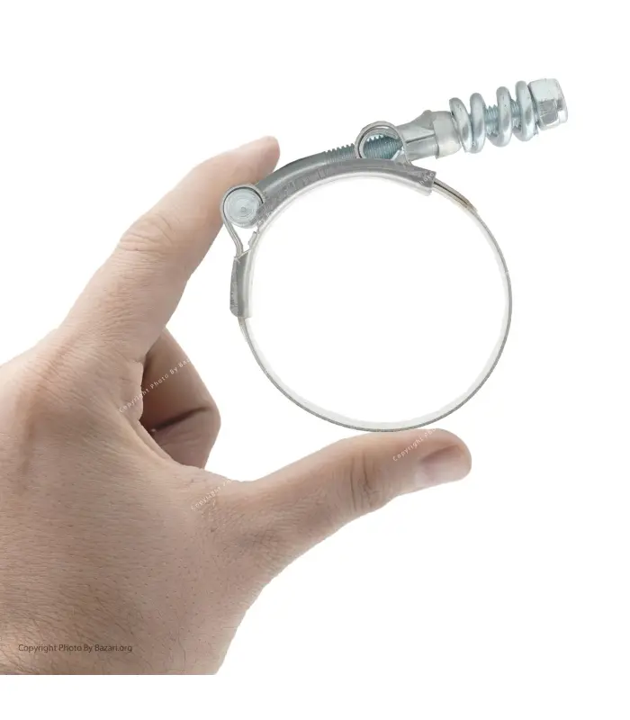 بست استیل فنردار فشار قوی سایز 74-66 کارنت (Carnet)