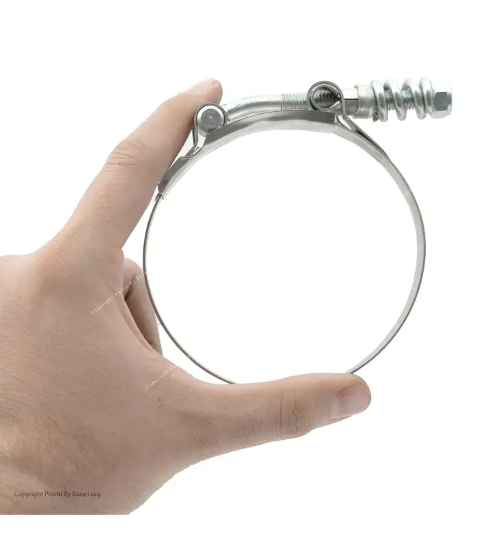 بست استیل فنردار فشار قوی سایز 98-90 کارنت (Carnet)