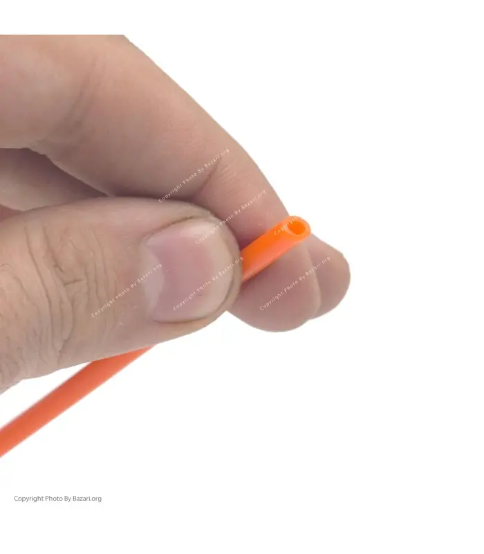 شیلنگ پنوماتیک پلی اورتان 4x2.5 نارنجی (ایران)