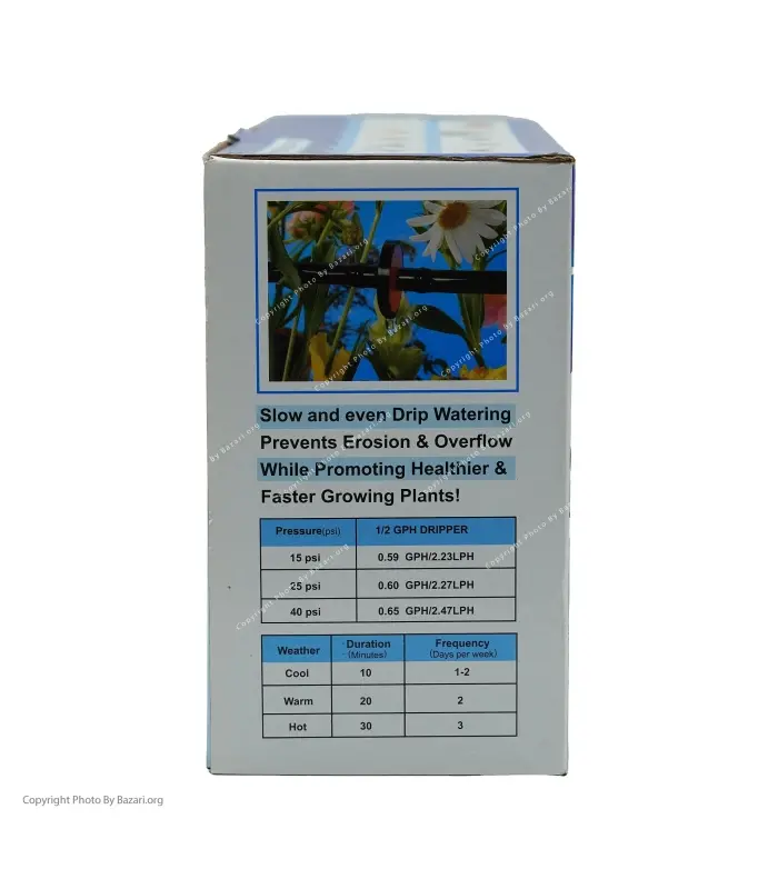 کیت کامل آبیاری سیستم قطره ای با تایمر دو خروجی BHC-1180K بهکو (BEHCO)