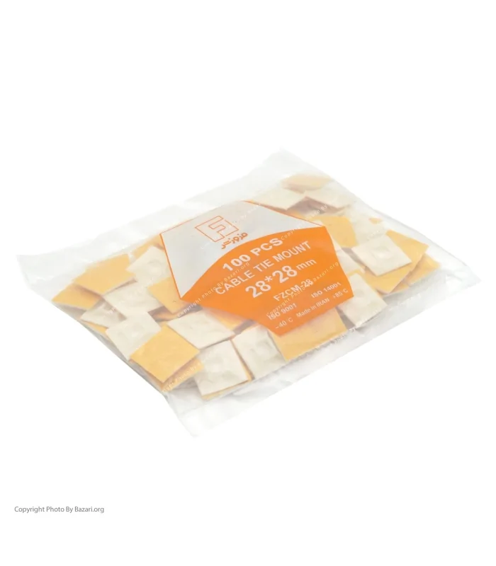 پایه بست کمربندی چسب دار 28x28 فروزش (foroozesh)