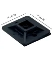 پایه بست کمربندی چسب دار 28x28 امید (Omid)
