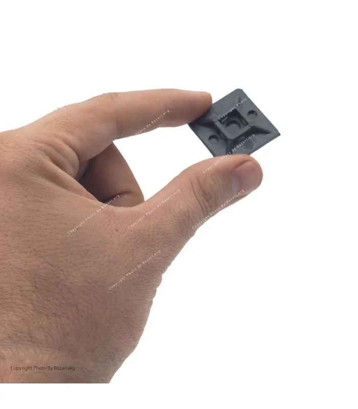 پایه بست کمربندی چسب دار 28x28 امید (Omid)