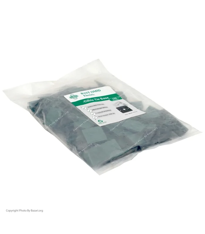 پایه بست کمربندی چسب دار 28x28 امید (Omid)