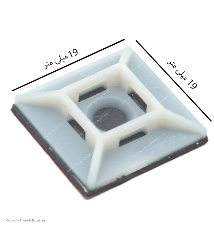 پایه بست کمربندی چسب دار 19x19 تی پی ام (TPM)