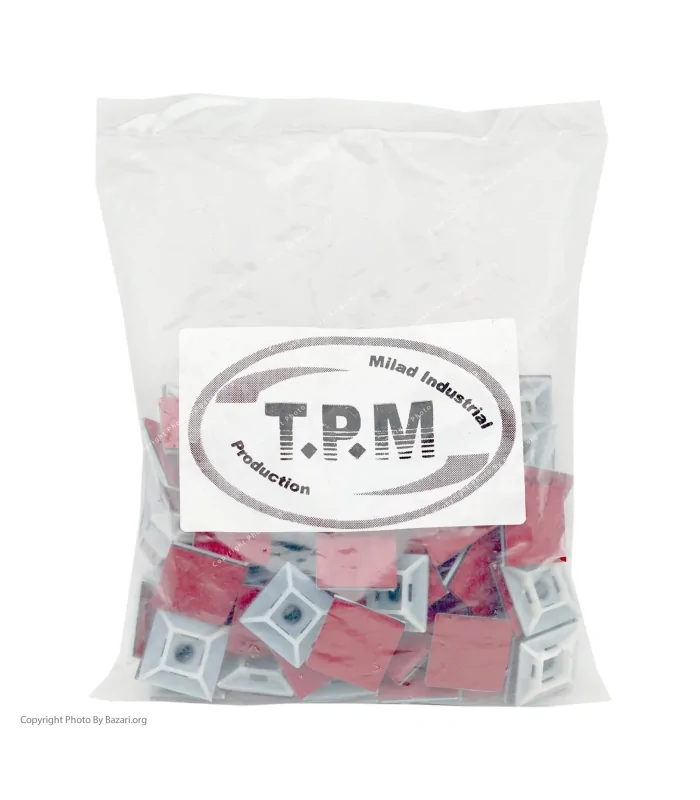 پایه بست کمربندی چسب دار 19x19 تی پی ام (TPM)