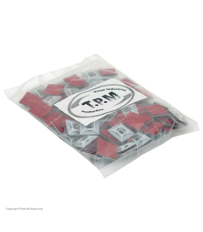 پایه بست کمربندی چسب دار 19x19 تی پی ام (TPM)