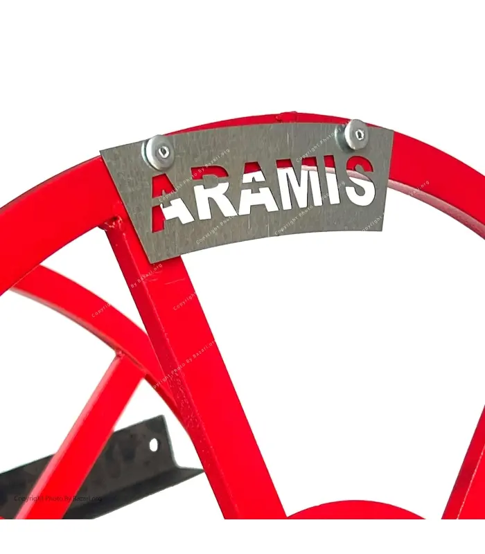 قرقره شیلنگ جمع کن دیواری 50 متری خورشیدی سایز 1 اینچ آرامیس (Aramis)