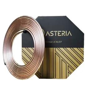 لوله مسی کلاف 15 متری سایز 6 - 1/4 اینچ کد 30-0 آستریا (Asteria)