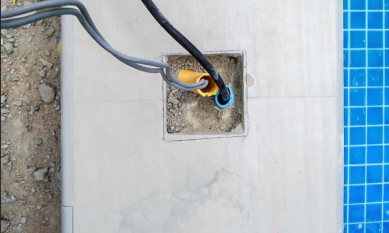مراحل اجرای سیم کشی برق استخر
