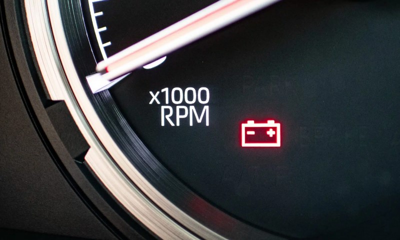 چراغ هشدار دینام به چه معناست ؟